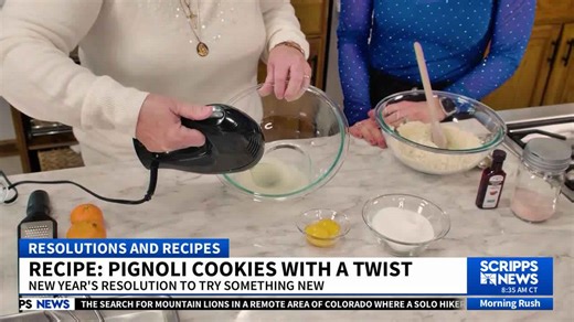 Learn to make pignoli cookies with a twist