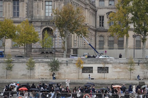 How a German freight lift became an unexpected social media star in the Louvre heist