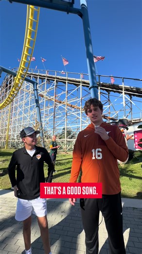 These kids are asking the important questions 📝 #citrusbowl @University of Michigan @Texas Football @TheRealBryceUnderwood @Ben Roebuck #archmanning
