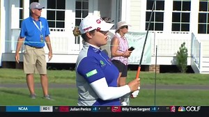 Ariya Jutanugarn carded 23 eagles in 2019, including this incredible shot at the Pure Silk Championship 💥👇 Watch the 2019 Pure Silk Championship now on Golf Channel! | LPGA