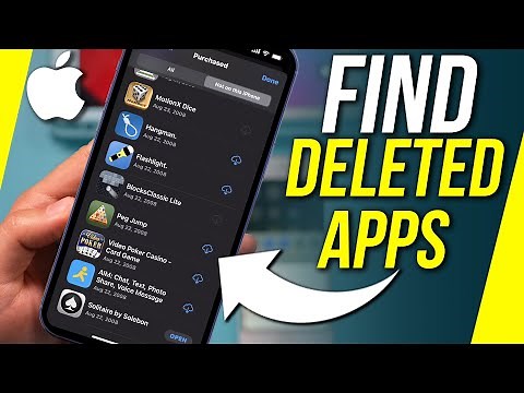 How to Find Deleted Apps on iPhone