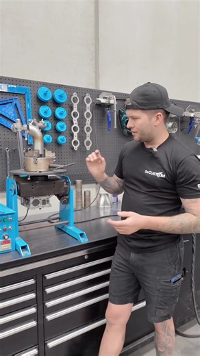 Sscustom on Instagram: "Join me as I take you through the practical workshop process of building and welding the tubes for a twin turbo manifold. This is a real, hands on look at how we weld our tubing in a working fabrication environment. For this setup, we’re using 2.25” OD stainless tubing with a 1.6mm wall thickness, and I’ll talk through the rotator settings we’re currently running and why they work best for this size and material. I’ll also cover a few practical tips and shortcuts we use i