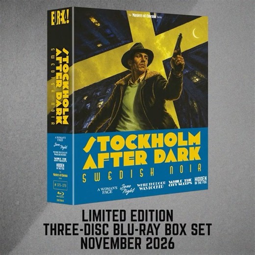 STOCKHOLM AFTER DARK: SWEDISH NOIR Official 30 sec Trailer | Masters of Cinema | Ingrid Bergman