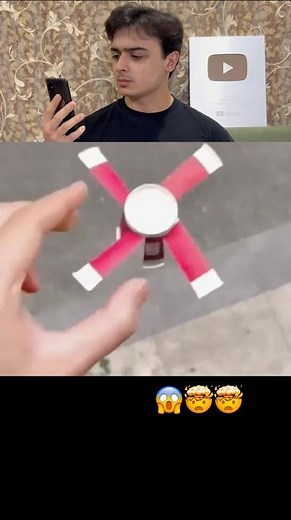 Making a spinning propeller with paper cups😱