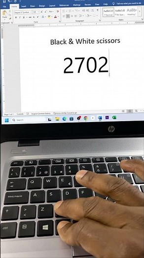 Your Keyboard Can Type These Scissors Symbols!