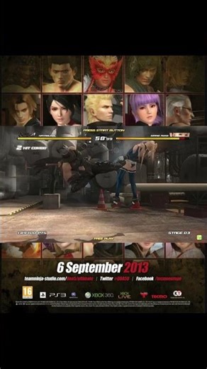 Dead Or Alive 5 Ultimate Arcade: Hayabusa vs Marie Rose