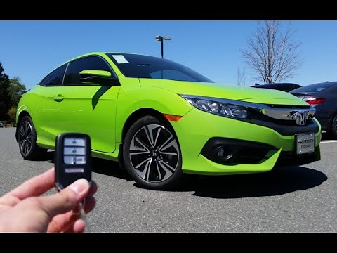 2016 Honda Civic Coupe EX-T: Start Up, Test Drive and Review