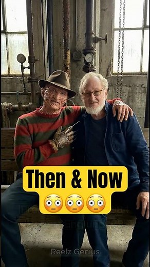 Top Horror Film Actors 😬 Then and Now #hollywood