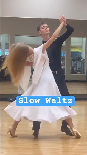 Slow Waltz Figures | Quick Open Reverse | Chasse Roll | Hover Corte ❤️ #dance#slowwaltz#waltz