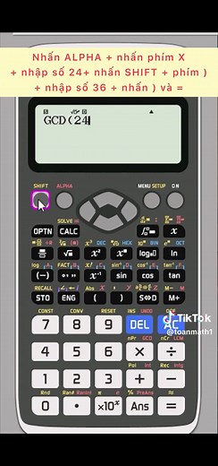 Hướng Dẫn Tìm ƯCLN Trên Máy Tính Casio