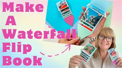 Photo Waterfall Album Tutorial | Cricut Print Then Cut Project