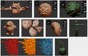 SculptGL: Stéphane Ginier’s open source 3D sculpting tool #3DThursday #3DPrinting