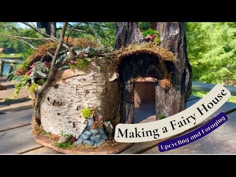 DIY Fairy House Build - Crafting with Recycled & Natural Materials - Enchanted Fairy Nursery