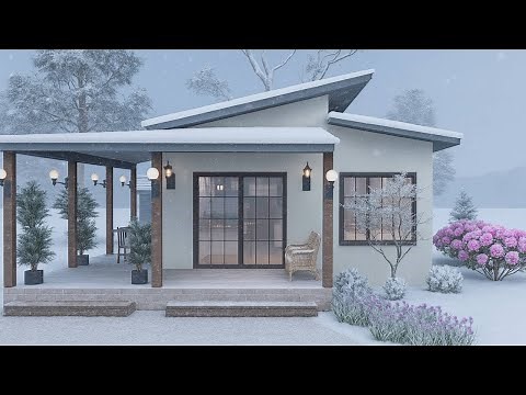 Modern Minimalist Cottage with Open-Air Veranda | Dream Tiny Home Tour | Exploring Tiny House