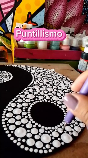 Ideas de Puntillismo: Crea Arte Yin Yang