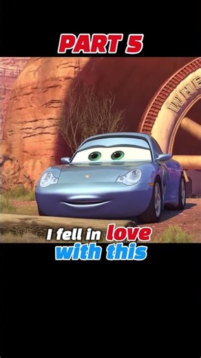"SALLY fell in love ?????? what!!!! MCQUEEN was upset | Cars Part 5" #carsedit #disneyshorts