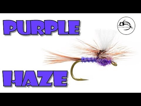 Fly Tying Tutorial: Purple Haze by Fly Fish Food