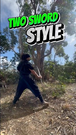Dual Wielding Quick Attack ⚔️ #tutorial #katana #martialarts #swordfighting