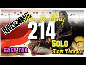 How to Play Perf De Castro "214" Guitar Solo | Easy Tab Lesson