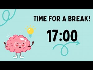 17 Minute Timer with Relaxing Music and Alarm | Brain Break, Relax, Move Your Body