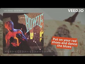David Bowie - Let's Dance (Lyrics)