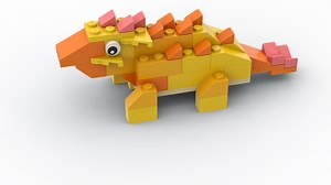 LEGO MOC-87829 11011 Dinosaur (orange) (Classic 2021)