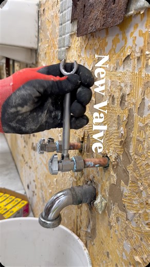 K1 Construction & Flooring on Instagram: "New compression valve.#construction #renovation #interiordesign #homeimprovement #lifehacks"