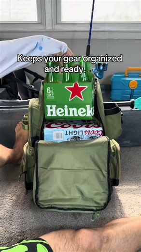 The best tackle backpack for every fishing trip 😎🎣 #fishing #fishingvideo #fishingequipment
