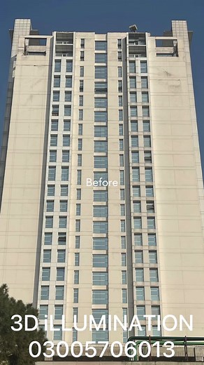 1.2K views · 34 reactions | Tallest building in Islamabad gets illuminated by 3D Illumination - Projection Mapping Company Pakistan . #LightSound #3dprojection #3dmapping #videomapping #buildingprojection #Event #viral #reel #videos #news #Good #Best #3dillumination by UMER TOOR | 3D Illumination - Projection Mapping Company Pakistan | Facebook