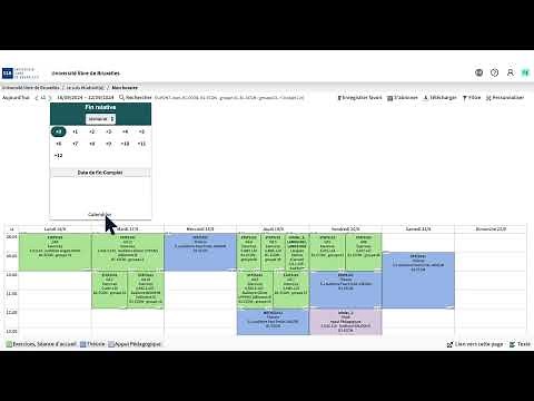 Discover TimeEdit, your schedule manager at ULB!
