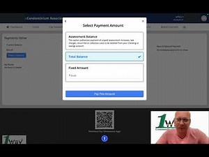 Using CINC to make payments through One Way HOA user dashboard