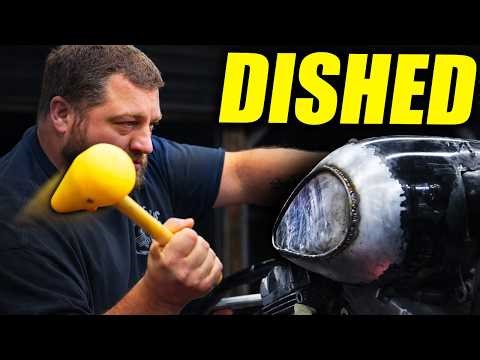 HARLEY TWIN CAM CHOPPER BUILD - Gas Tank vs Hammer