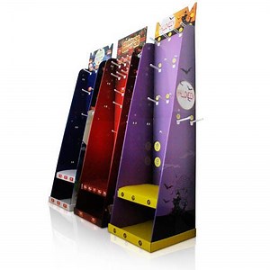 [Hot Item] Exhibition Booth Display Stand Cardboard Pop up Floor Pegboard Display for Festival Gifts