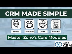 How to USE Zoho CRM for Beginners || CRM For Everyone Training