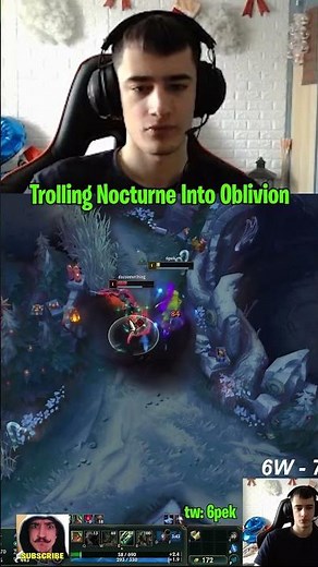 6pek Making Nocturne Lose His Mind #leagueoflegends