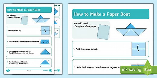 Build a Paper Boat