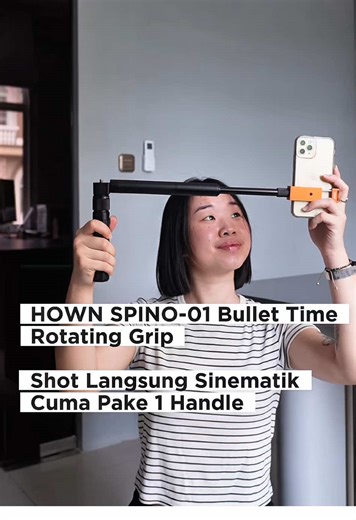 HOWN SPINO-01: Innovative Bullet Time Grip for Action Cameras