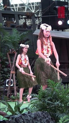 ♪カイマナヒラ Kaimana Hila #フラダンス #huladance 【トロピカルフラショー】ポリネシアン 4K💃SRH DT ハワイアンズ #Shorts