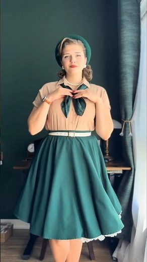 This Vintage Outfit Deserved Its Own Moment 💃 ✨ | GRWM Retro Style #vintagefashion