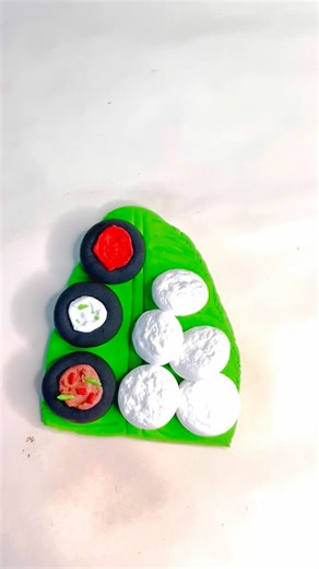 Mini Clay Idli & Chutney | Satisfying Food Art #Shorts#trendingshorts