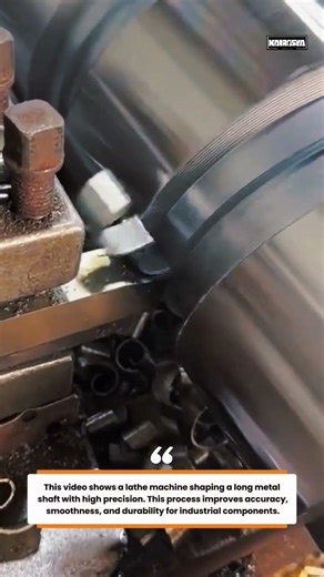 Precision Shaft Turning on Lathe | Satisfying Metal Machining Process