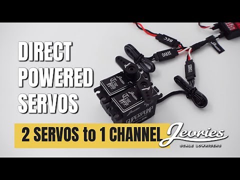 2 Direct Powered Servos to 1 receiver channel