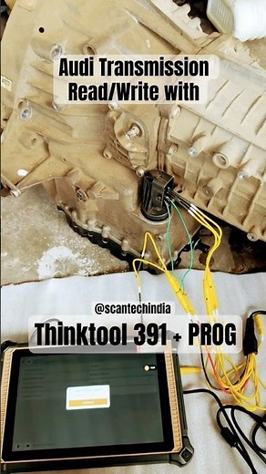 Thinktool Expert 391 | Thinkcar Prog | Audi TCM Read Write | #thinktool191 #thinkcar #carscanner