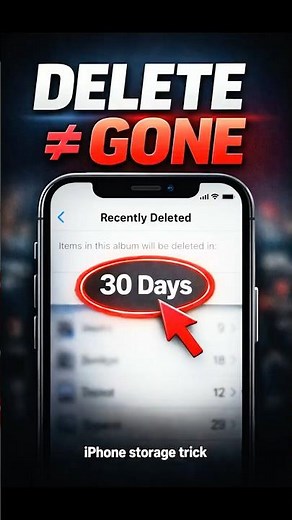 Delete ≠ Gone 😳 iPhone Storage Mistake You’re Still Making