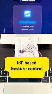 👉 Day 3 – Gesture Controlled Webpage | ESP32 + PAJ7620 + WebSockets #arduino #arduinoproject
