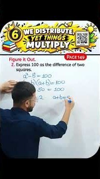 Class 8 Maths Ch 6 Q2 🔥 We Distribute, Yet Things Multiply | NCERT Page 149 #shorts #maths