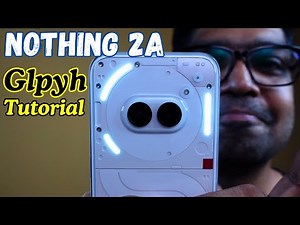 How to use the Glyph Interface of Nothing 2a Phone? #techtodaymanoj