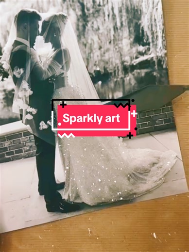 Do you love sparkle? ✨ Then you’re going to love this artist — magically transforming every picture into a dazzling piece of art 💎🎨 #SparkleArt #GlitterMagic #CreativeTransformation #ArtLovers #ShinyThings