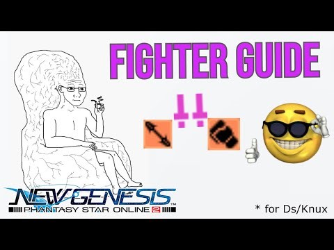 PSO2NGS: "FiGHteR gUiDe" with frames breakdown for mid-sized brain NGS zoomers