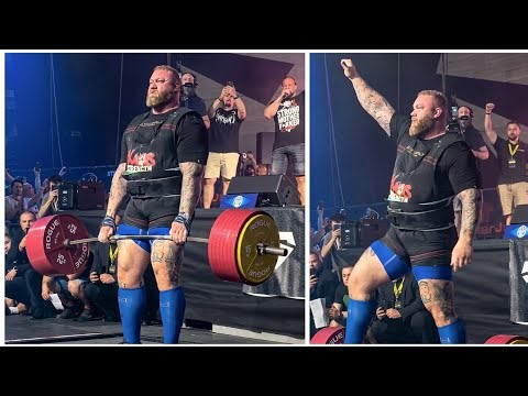Hafthor Broke The New Deadlift World Record! (Rep WR)